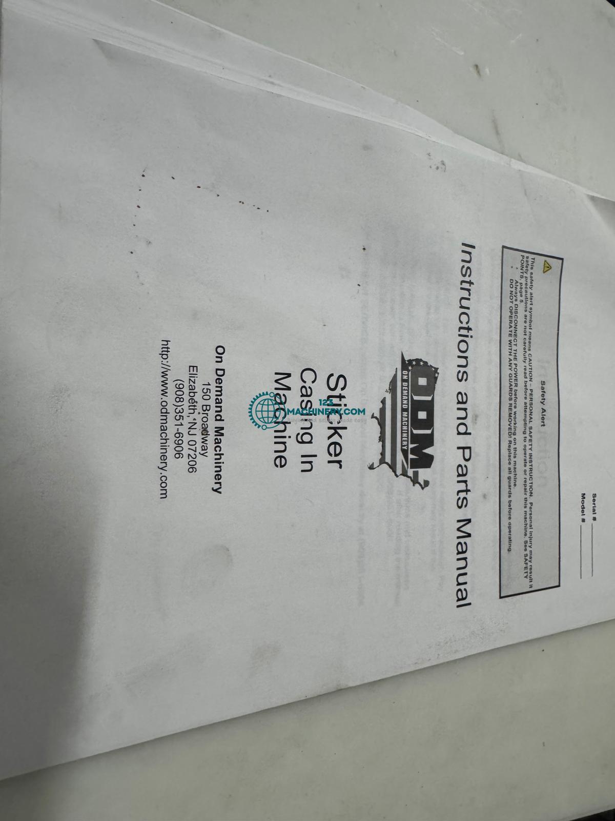 ODM stick casing in machine